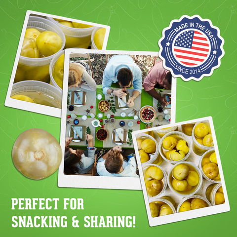 Hot Pickled Green Tomatoes