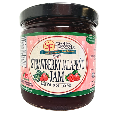 Stello Foods - Rosie's Strawberry Jalapeno Jam 10 oz