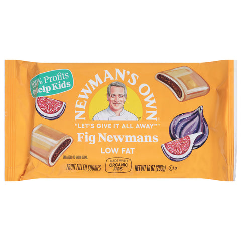 Newman's Own Organics Fig Low Fat Fruit Filled Cookies 10 OZ