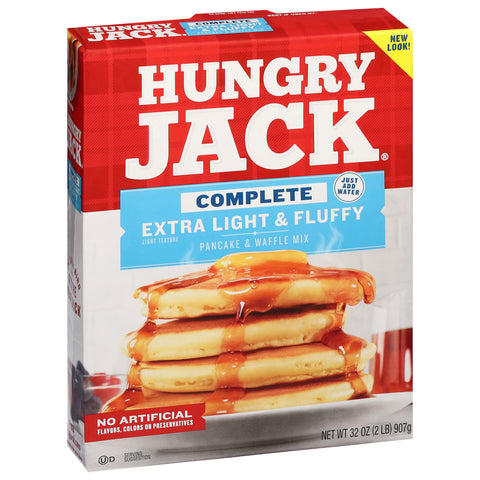 Hungry Jack Extra Light & Fluffy Pancake & Waffle Mix 32 OZ