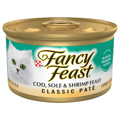 Fancy Feast Cod, Sole & Shrimp Feast 3 OZ