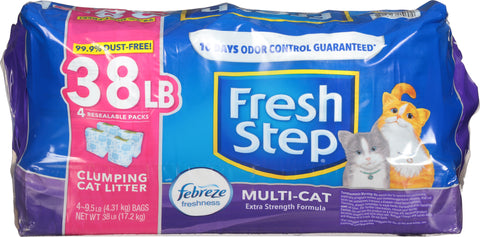 Fresh Step Multi Cat Scented Litter 38 LB