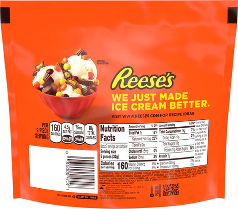 Reese's Milk Chocolate & Peanut Butter Cups 7.6 OZ