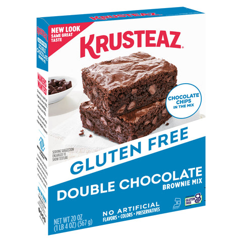 Krusteaz Gluten Free Double Chocolate Brownie Mix 20 OZ