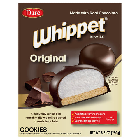 Whippet Dark Chocolate Covered Marshmallow Cookie 8.8 OZ