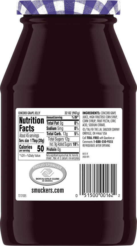 Smucker's Jelly Grape 32 OZ