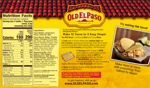 Old El Paso Dinner Kit Taco 8.8 OZ