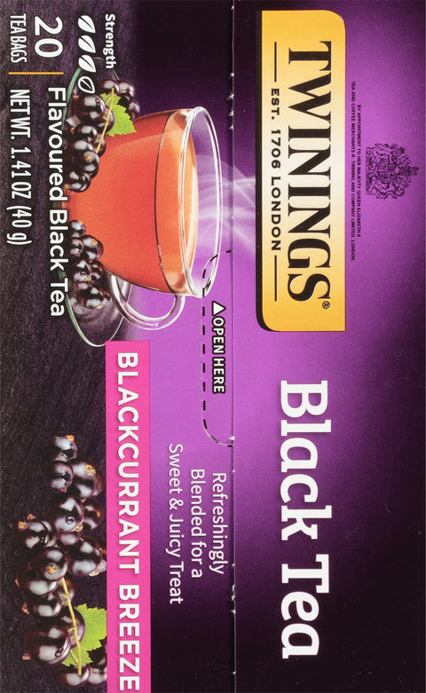 Twinings Blackcurrant Breeze Tea 20 CT