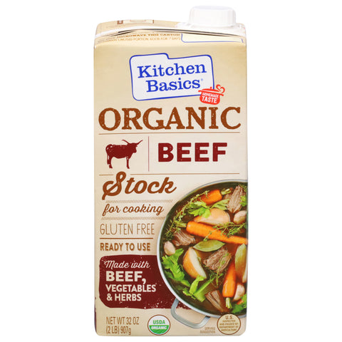 Kitchen Basics Organic Beef Stock 32 OZ