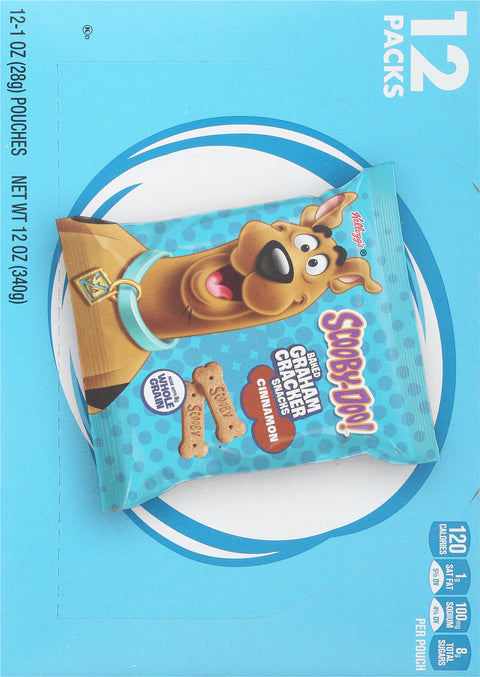 Keebler Scooby Graham Cracker Snacks Cinnamon 12 OZ