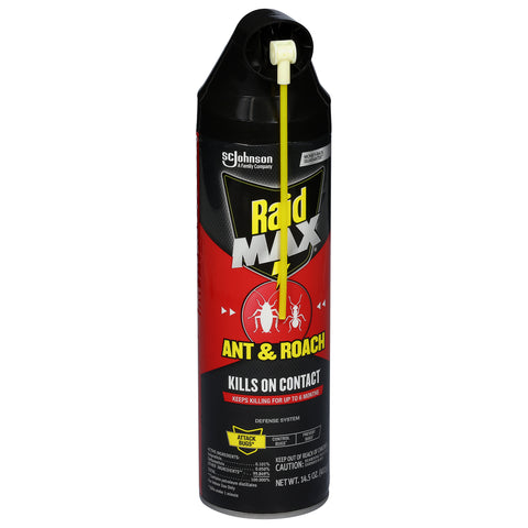 Raid Bug Killer Max Ant & Roach 14.5 OZ