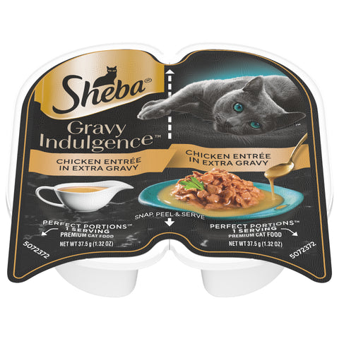 Sheba Perfect Portions Premium Beef Entree in Extra Gravy Cat Food 2
