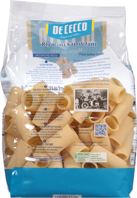 Dececco Rigatoni Napoletani 16 OZ