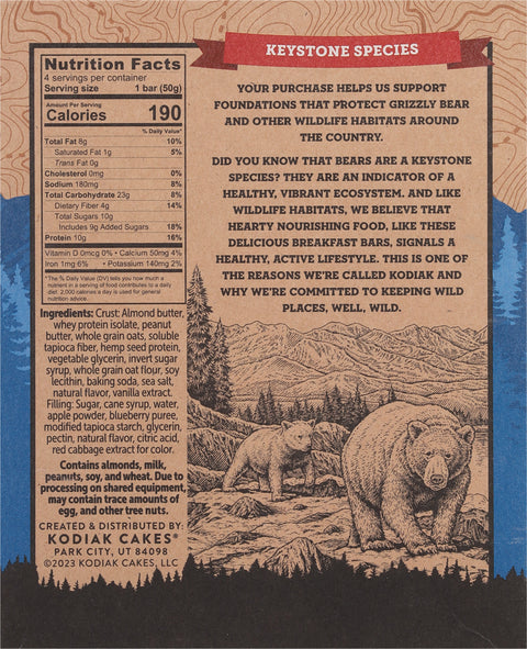 Kodiak Blueberry Oat Breakfast Bar 7.05 OZ