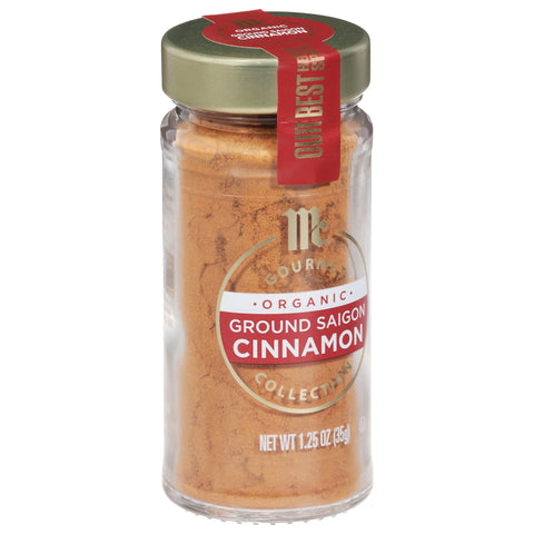 McCormick Organic Ground Saigon Cinnamon - 1.25 OZ 3 Pack