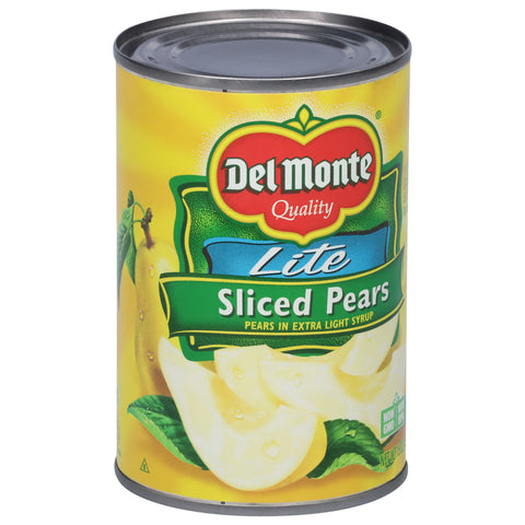 Del Monte Lite Sliced Pears 15 OZ