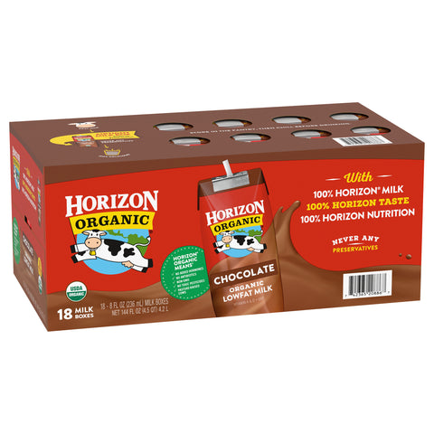 Horizon Organic Lowfat Milk Chocolate 144 FZ