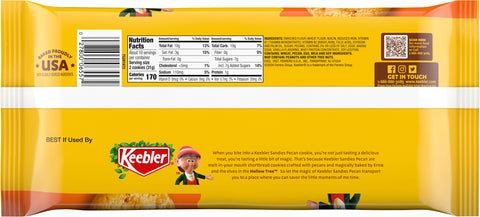 Keebler Pecan Shortbread Cookies 11.3 OZ