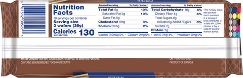 Voortman Bakery Sugar Free Chocolate Wafers 9 OZ