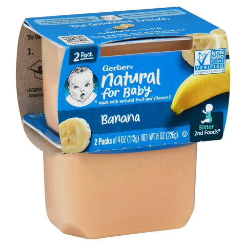 Gerber 2nd Foods Bananas 8 OZ