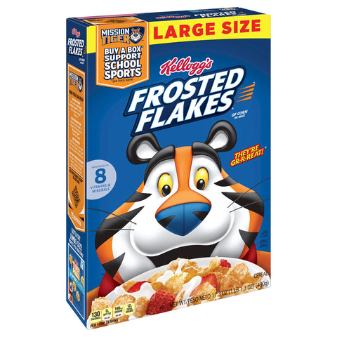 Kellogg's Frosted Flakes Large Size Cereal 17.3 OZ
