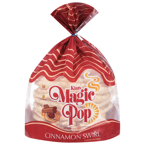 Kim's Cinnamon Swirl Flavor Drizzled Magic Pop 4.2 oz - 12 Pack