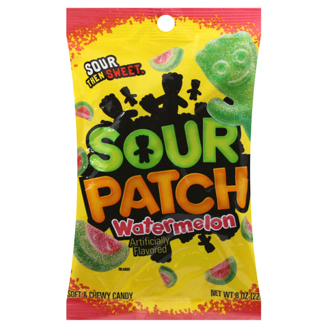 Sour Patch Soft & Chewy Watermelon Candy 8 oz - 12 Pack