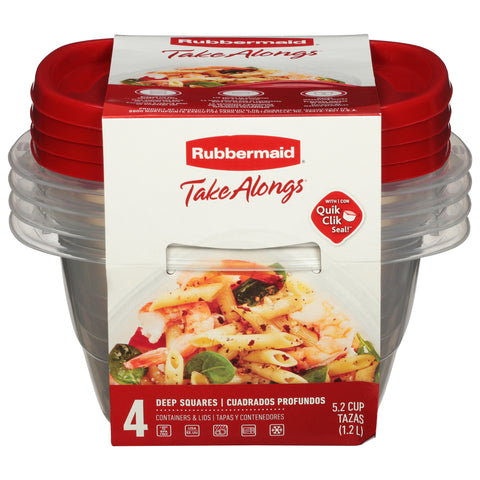 Rubbermaid Containers 4 ea - 6 Pack