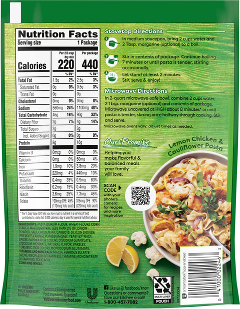 Knorr Noodles & Sauce Chicken 4.3 OZ