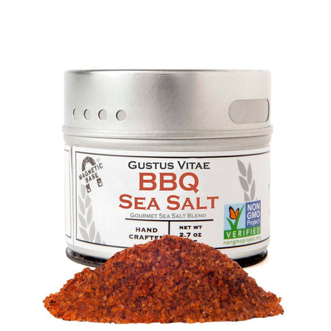 Gustus Vitae BBQ Sea Salt - 3.1 OZ 8 Pack