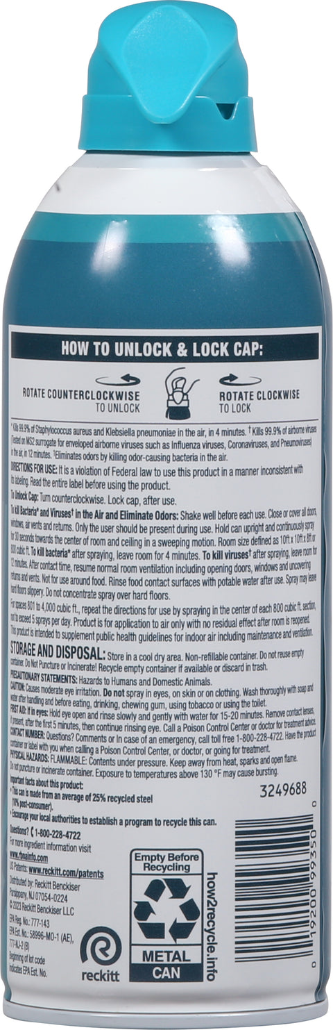 Lysol Simple Fresh Air Sanitizer 10 OZ