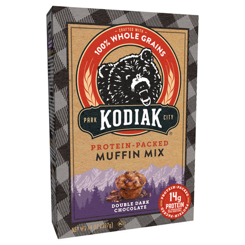 Kodiak Cakes Double Dark Chocolate Muffin Mix 14 OZ