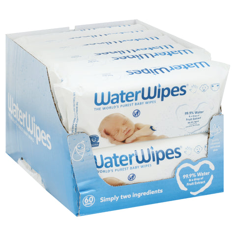 WaterWipes Chemical Free Baby Wipes 60 CT