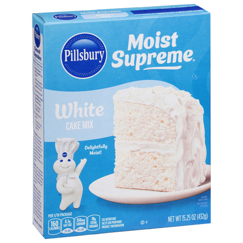 Pillsbury Moist Supreme White Cake Mix 15.25 OZ