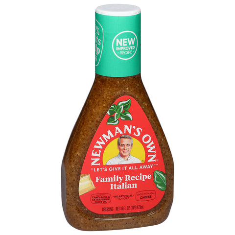 Newman's Own Dressing Family Recipe Italian Dressing 16 FZ