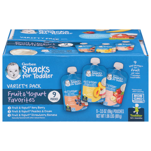 Gerber Variety Fruit And Yogurt 31.5 OZ