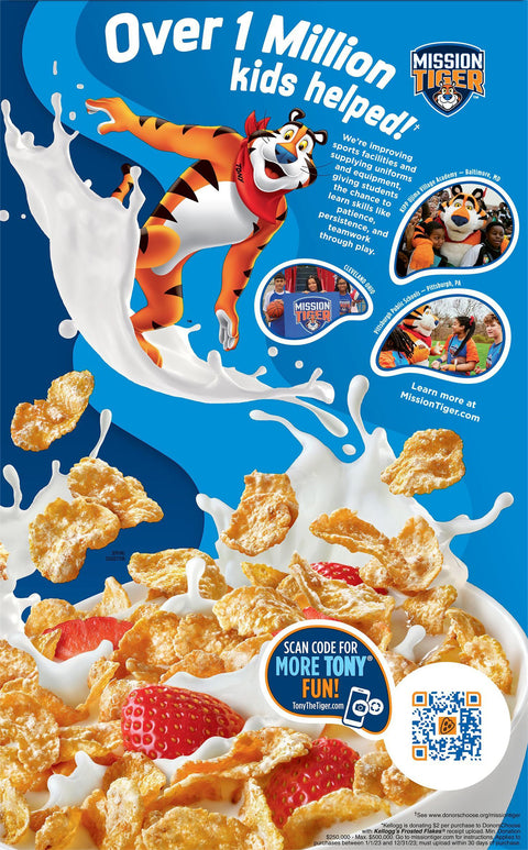Kellogg's Frosted Flakes Large Size Cereal 17.3 OZ