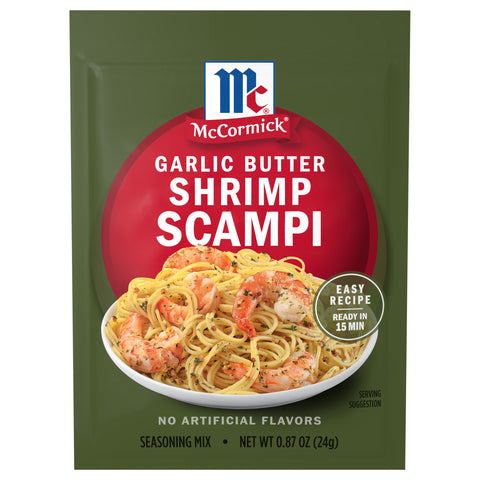 McCormick Seasoning Shrimp Scampi Garlic Butter - 0.87 OZ 12 Pack