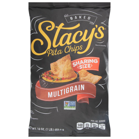 Stacy's Sharing Size Baked Multigrain Pita Chips 16 oz - 6 Pack