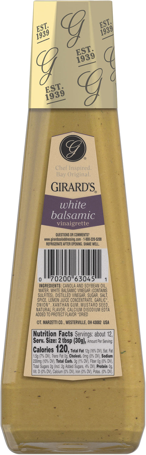 Girard's White Balsamic Vinaigrette 12 FZ