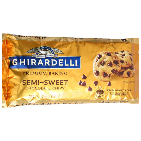 Ghirardelli Semi-Sweet Chocolate Baking Chips 12 OZ