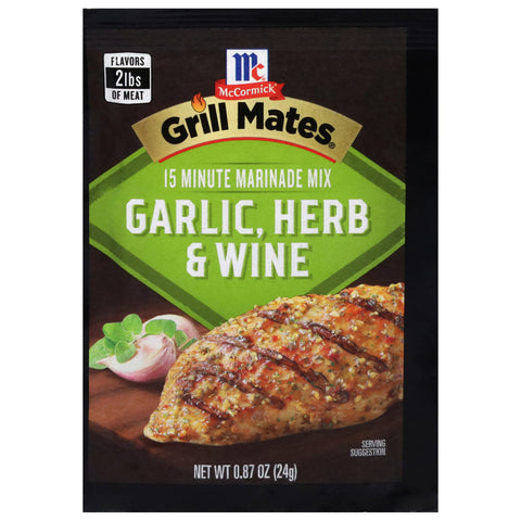 McCormick Marinade Garlic Herb & Wine - 0.87 OZ 12 Pack