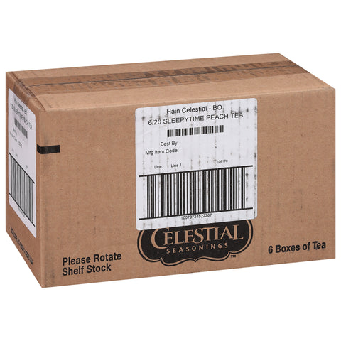 Celestial Seasonings Sleepytime Peach Herbal Tea 20 CT
