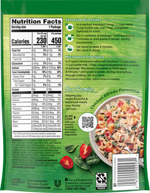 Knorr Noodles & Sauce Alfredo 4.4 OZ
