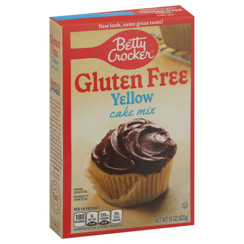 Betty Crocker Mix Cake Gluten Free Yellow 15 OZ