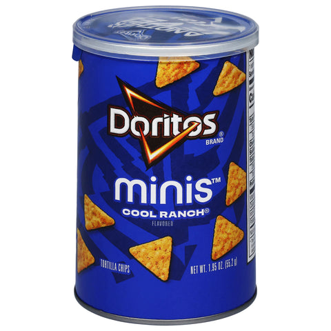 Doritos Cool Ranch Flavored Tortilla Chips Minis 1.95 oz - 12 Pack