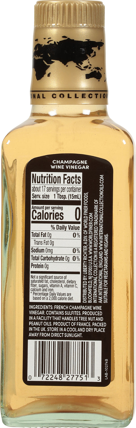 International Collection Champagne Wine Vinegar 8.45 FZ
