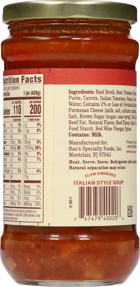 Rao's Tuscan Style Beef Soup 15.5 OZ