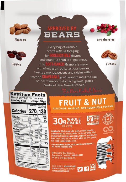 Bear Naked Fruit & Nut Granola 12 OZ
