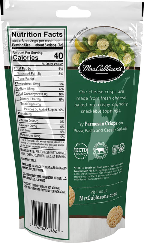 Mrs. Cubbison's Parmesan Crisps 1.98 OZ